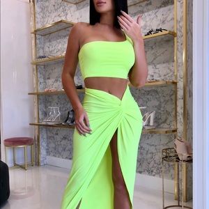 2 Piece Kim Kardashian Inspired Dress